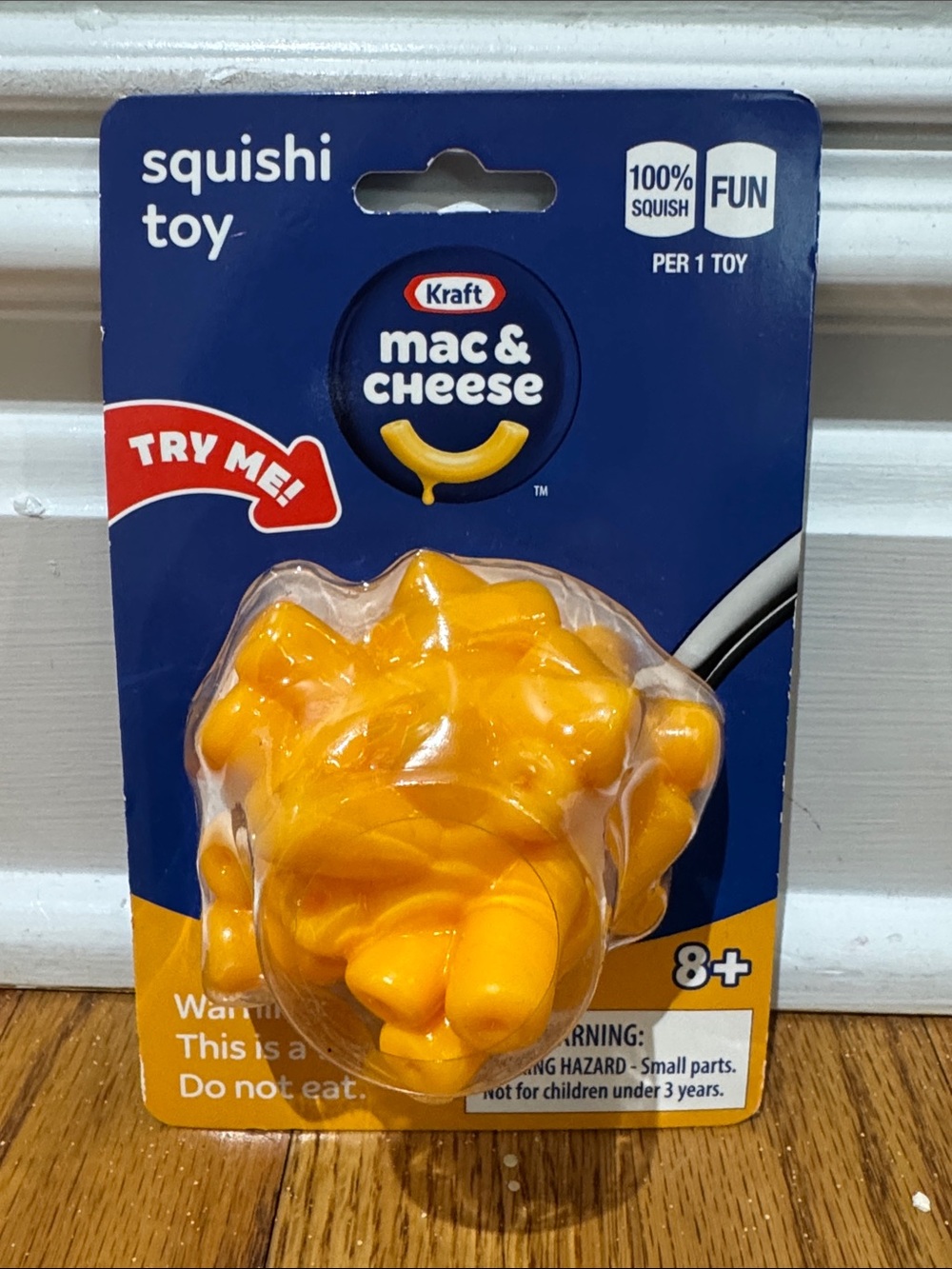 Mac & Cheese Yellow Squishi Toy - Soft Kids Squeeze Toy